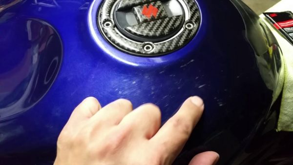 Tanque de moto.