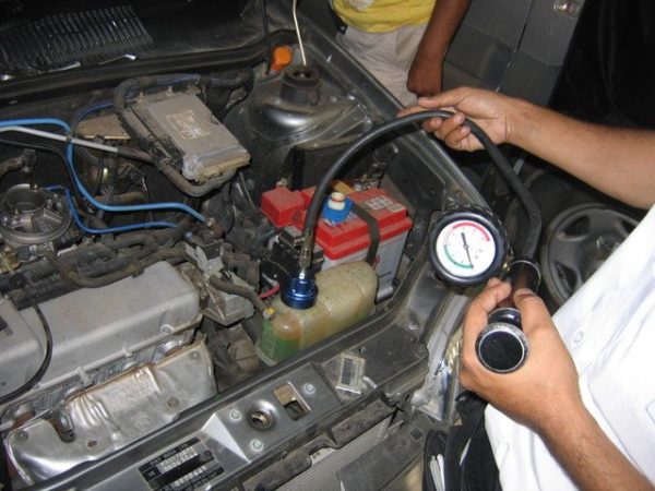 Pressão do radiador